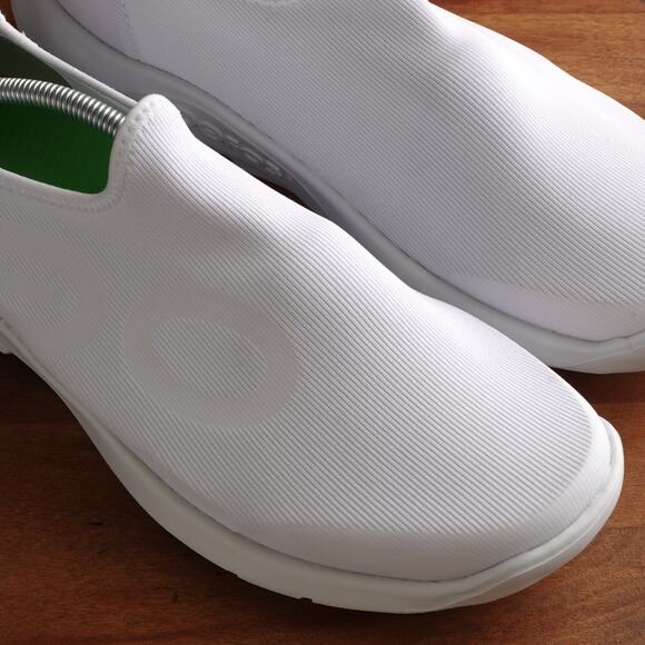 Oofos Shoes Mens Size 9.5 White Oomg Sport Low Slip On Comfort Recovery Casual main image 10